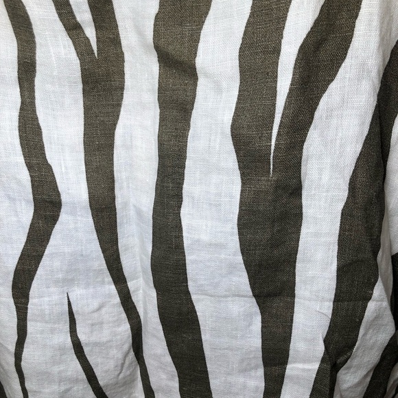 Rachel Zoe 100%Linen sleeveless crop top size XL - Picture 6 of 8